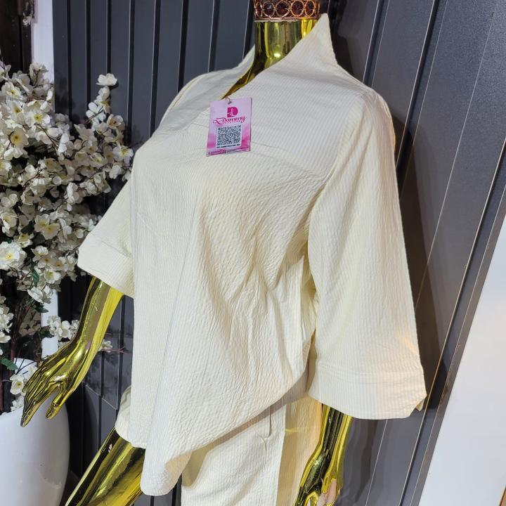 Azure Pinstripe Co-ord set