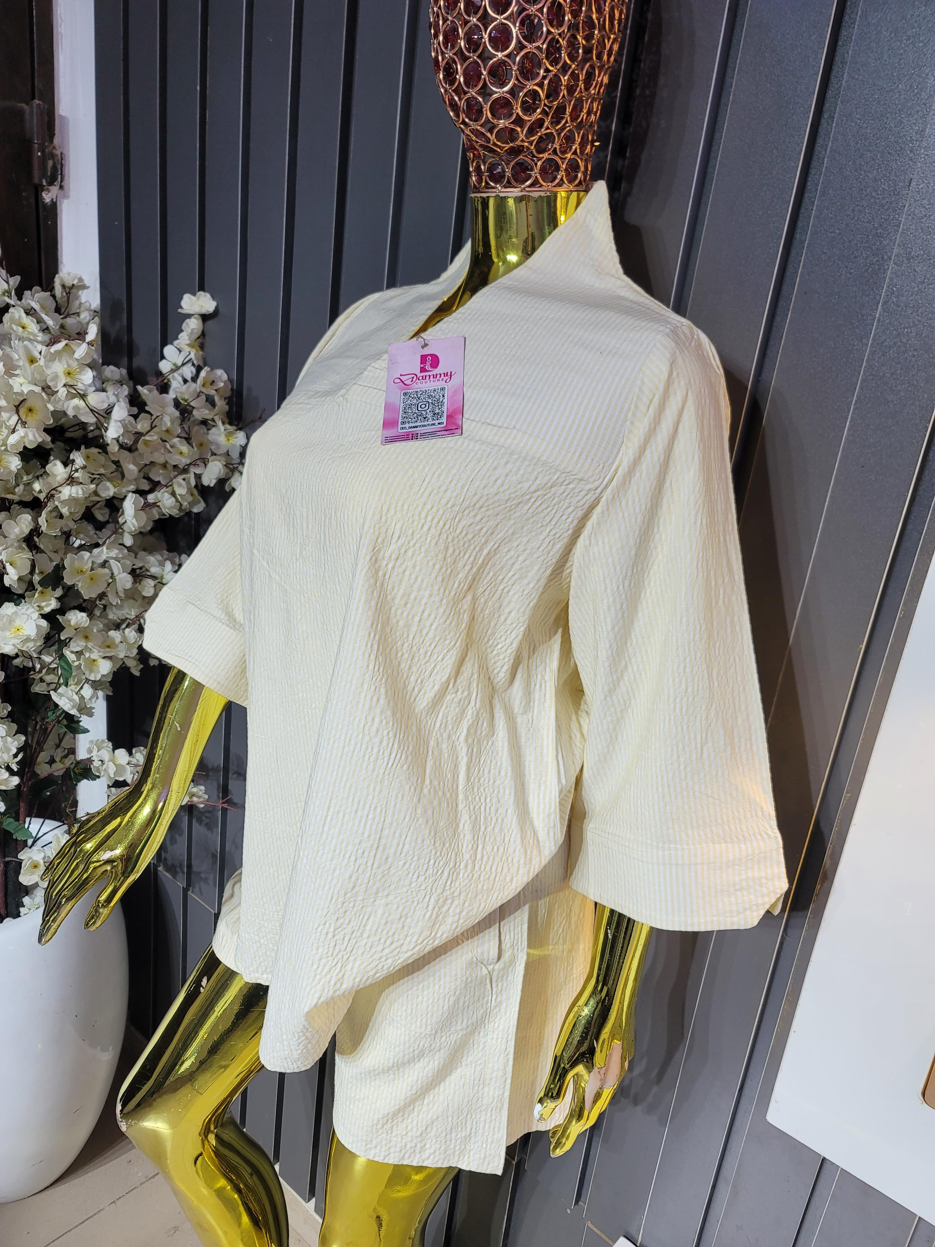 Azure Pinstripe Co-ord set